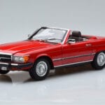Mercedes 450 SL R107 Versione US Rosso Norev 1:18