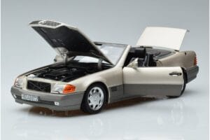 Mercedes 500 SL R129 Smoke Argento Norev 1:18 183719 Pressofusione — immagine 2 di 7