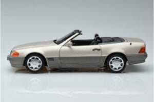 Mercedes 500 SL R129 Smoke Argento Norev 1:18 183719 Pressofusione — immagine 4 di 7