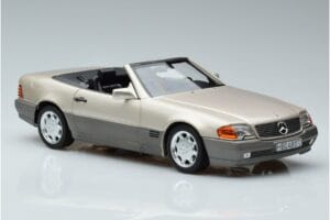 Mercedes 500 SL R129 Smoke Argento Norev 1:18 183719 Pressofusione — immagine 5 di 7