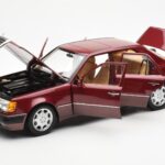 Mercedes 500E W124 Rosso Metallic Edizione Concessionario Norev 1:18 B66040699 - image 2 of 8