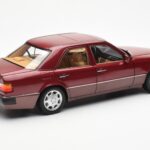 Mercedes 500E W124 Rosso Metallic Edizione Concessionario Norev 1:18 B66040699 - image 3 of 8