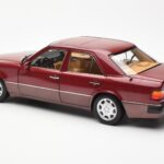 Mercedes 500E W124 Rosso Metallic Edizione Concessionario Norev 1:18 B66040699 - image 7 of 8