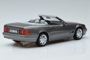 Mercedes 500 SL R129 Grigio Metallizzato Norev 1:18 183715 Pressofusione — immagine 3 di 7