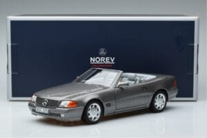 Mercedes 500 SL R129 Grigio Metallizzato Norev 1:18 183715 Pressofusione — immagine 7 di 7