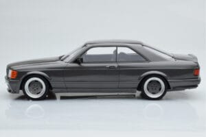 Mercedes 560 SEC C126 AMG Wide Body Grigio Otto 1:18 OT823 Resina — immagine 3 di 6