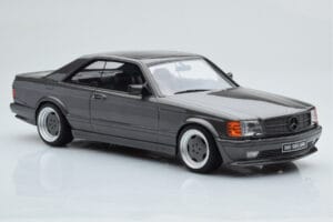Mercedes 560 SEC C126 AMG Wide Body Grigio Otto 1:18 OT823 Resina — immagine 4 di 6