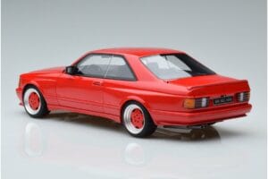 Mercedes 560 SEC W126 Widebody Rosso Otto 1:18 OT995 Resina — immagine 5 di 6