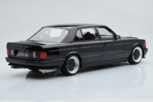 Mercedes 560 SEL AMG W126 Obsidian Nero Otto 1:18 OT297 Resina — immagine 2 di 6