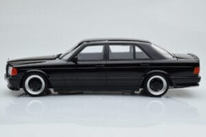 Mercedes 560 SEL AMG W126 Obsidian Nero Otto 1:18 OT297 Resina — immagine 3 di 6