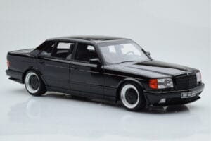 Mercedes 560 SEL AMG W126 Obsidian Nero Otto 1:18 OT297 Resina — immagine 4 di 6