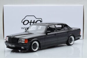 Mercedes 560 SEL AMG W126 Obsidian Nero Otto 1:18 OT297 Resina — immagine 6 di 6