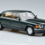 Mercedes 560 SEL W126 Verde Scuro Metallizzato Norev 1:18 - image 5 of 7