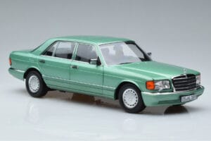 Mercedes 560 SEL W126 Verde Chiaro Norev 1:18 183469 Pressofusione — immagine 5 di 7