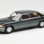 Mercedes 560 SEL W126 Night Verde Metallizzato Dealer Edition Norev 1:18 B66040626