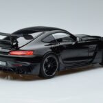 Mercedes AMG GT C190 Black Series Nero Norev 1:18 183900 Pressofusione - image 3 of 7