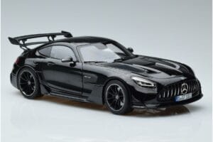 Mercedes AMG GT C190 Black Series Nero Norev 1:18 183900 Pressofusione — immagine 5 di 7