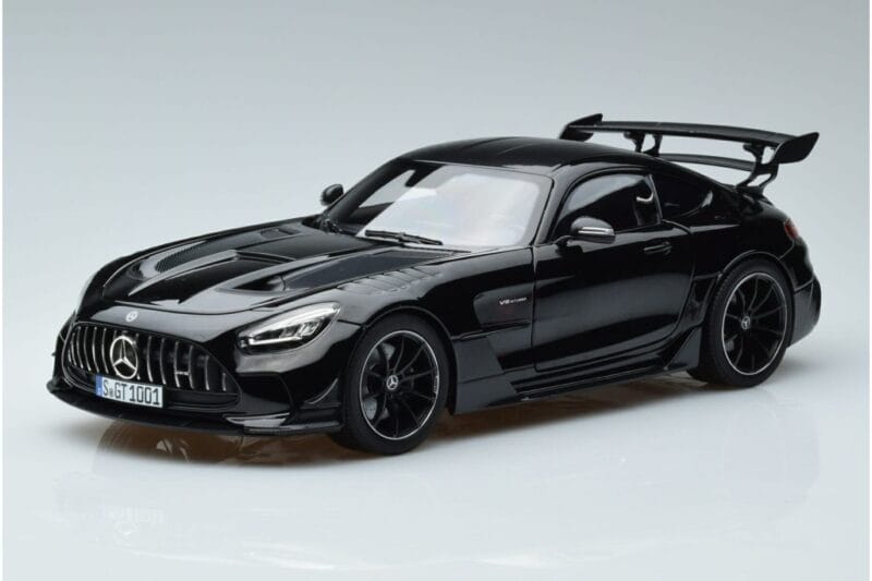 Mercedes AMG GT C190 Black Series Nero Norev 1:18 183900 Pressofusione