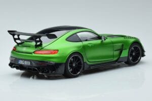 Mercedes AMG GT C190 Black Series Verde Hell Magno Edizione Limitata Norev 1:18 183903 Pressofusione — immagine 3 di 7