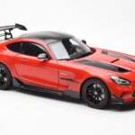 Mercedes AMG GT Black Series Rosso Asia Exclusive Norev 1:18 - image 6 of 8