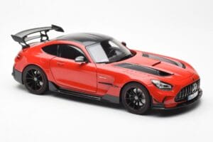 Mercedes AMG GT Black Series Rosso Asia Exclusive Norev 1:18 183906 Pressofusione — immagine 6 di 8