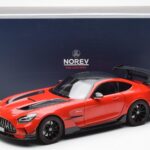 Mercedes AMG GT Black Series Rosso Asia Exclusive Norev 1:18 - image 8 of 8