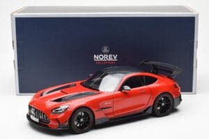 Mercedes AMG GT Black Series Rosso Asia Exclusive Norev 1:18 183906 Pressofusione — immagine 8 di 8