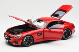 Mercedes AMG GT C190 Rosso Norev 1:18 183496 Pressofusione — immagine 2 di 8