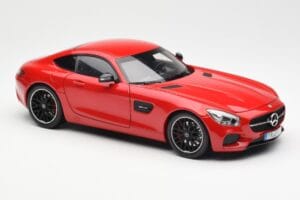 Mercedes AMG GT C190 Rosso Norev 1:18 183496 Pressofusione — immagine 6 di 8