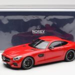 Mercedes AMG GT C190 Rosso Norev 1:18 183496 - image 8 of 8