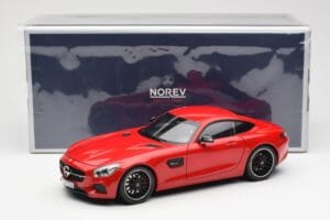 Mercedes AMG GT C190 Rosso Norev 1:18 183496 Pressofusione — immagine 8 di 8