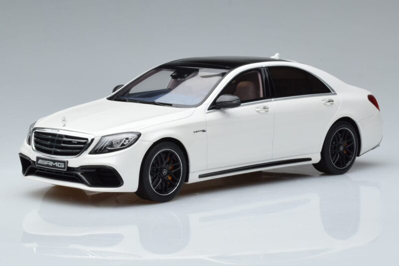 Mercedes AMG S63 W222 Diamond Bianco GT Spirit 1:18 B66965714 Resina
