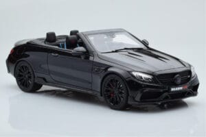 Mercedes Brabus 650 Cabriolet Nero GT Spirit 1:18 GT206 Resina — immagine 4 di 6