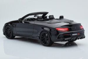 Mercedes Brabus 650 Cabriolet Nero GT Spirit 1:18 GT206 Resina — immagine 5 di 6
