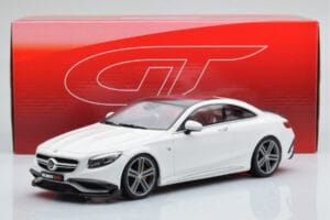 Mercedes Brabus 900 S-Class C222 Coupe Polar Bianco GT Spirit 1:18 GT747 Resina — immagine 6 di 6