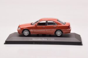 Mercedes C-Class W202 C220 Arancione Metallizzato Dealer Edition Minichamps 1:43