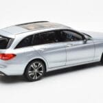 Mercedes C-Class W205 T-Model Argento Asia Exclusive Norev 1:18 - image 3 of 8
