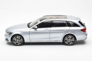 Mercedes C-Class W205 T-Model Argento Asia Exclusive Norev 1:18 183865 Pressofusione — immagine 4 di 8