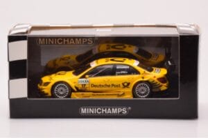 Mercedes C-Class W204 DTM Deutsche Post AMG Mercedes #17 D. Coulthard DTM 2010 Minichamps 1:43 400103817 Pressofusione — immagine 4 di 4