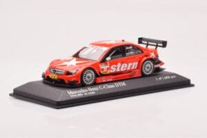 Mercedes C-Class W204 DTM Stern AMG Mercedes #17 M. Lauda DTM 2009 Minichamps 1:43 400093817 Pressofusione — immagine 2 di 4