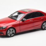 Mercedes C-Class W205 Rosso Metallizzato Asia Exclusive Norev 1:18