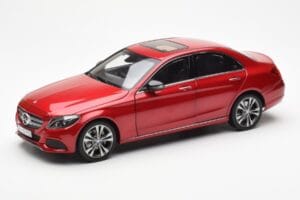 Mercedes C-Class W205 Rosso Metallizzato Asia Exclusive Norev 1:18 183835