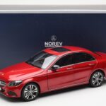 Mercedes C-Class W205 Rosso Metallizzato Asia Exclusive Norev 1:18 - image 8 of 8