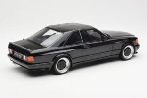 Mercedes 560 SEC C126 AMG Widebody Nero Otto 1:18 OT187 Resina — immagine 2 di 6