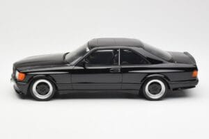 Mercedes 560 SEC C126 AMG Widebody Nero Otto 1:18 OT187 Resina — immagine 3 di 6