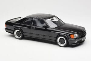 Mercedes 560 SEC C126 AMG Widebody Nero Otto 1:18 OT187 Resina — immagine 4 di 6