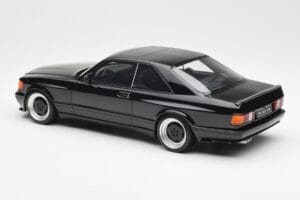 Mercedes 560 SEC C126 AMG Widebody Nero Otto 1:18 OT187 Resina — immagine 5 di 6