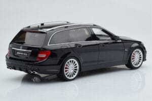 Mercedes C63 AMG S204 T-Model Nero GT Spirit 1:18 GT760 Resina — immagine 2 di 6