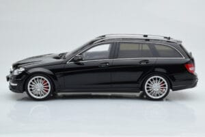 Mercedes C63 AMG S204 T-Model Nero GT Spirit 1:18 GT760 Resina — immagine 3 di 6