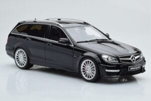 Mercedes C63 AMG S204 T-Model Nero GT Spirit 1:18 GT760 Resina — immagine 4 di 6